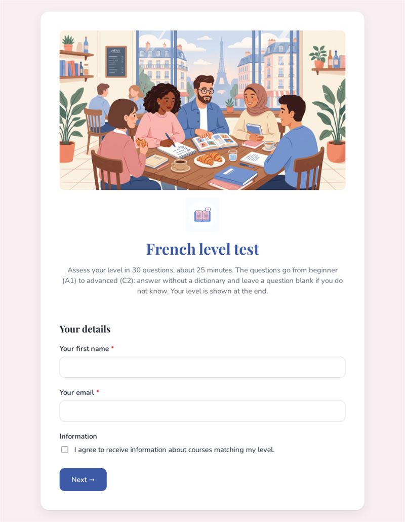 French level test