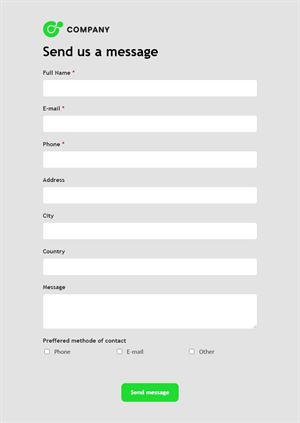 Contact and Inquiry Form 03