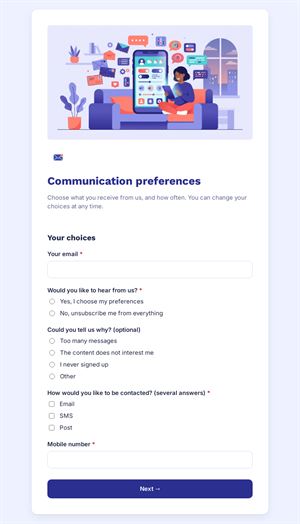 Communication preferences