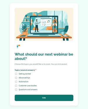 What should our next webinar be about?