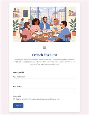French level test