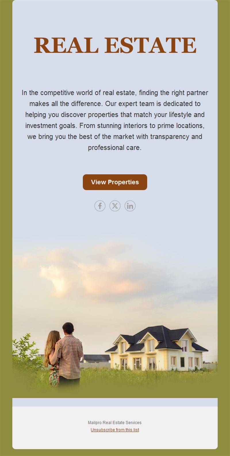 Olive real estate agency email